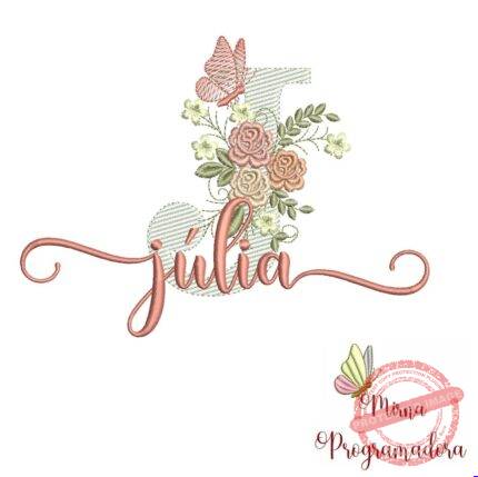 Matriz de Bordado - Júlia