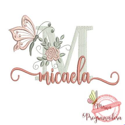 Matriz de bordado - Micaela