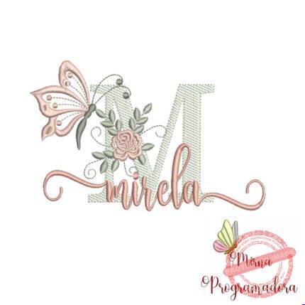 Matriz de Bordado - Nome Mirela
