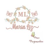 MATRIZ DE BORDADO 100 NOMES MOLDURA FLORES BORBOLETAS - Imagem 9