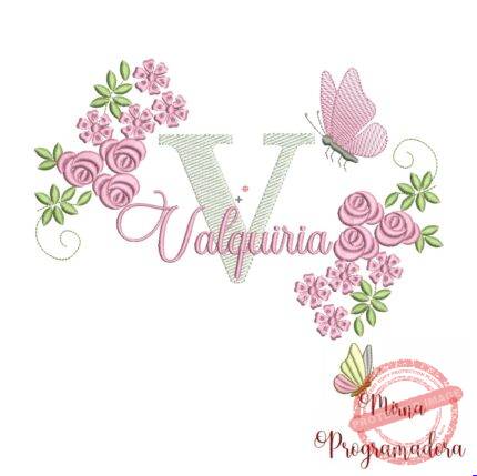 Matriz de bordado Valquiria