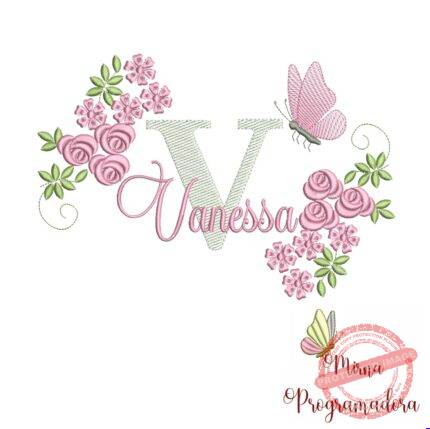 Matriz de bordado Vanessa
