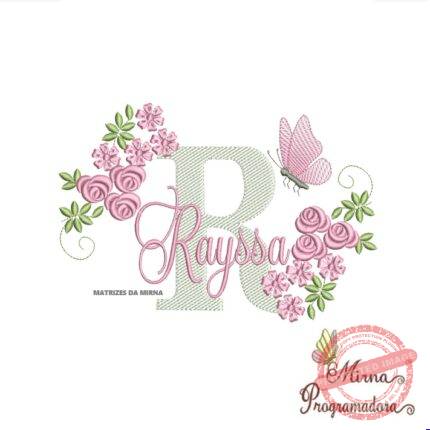 Matriz de bordado Rayssa