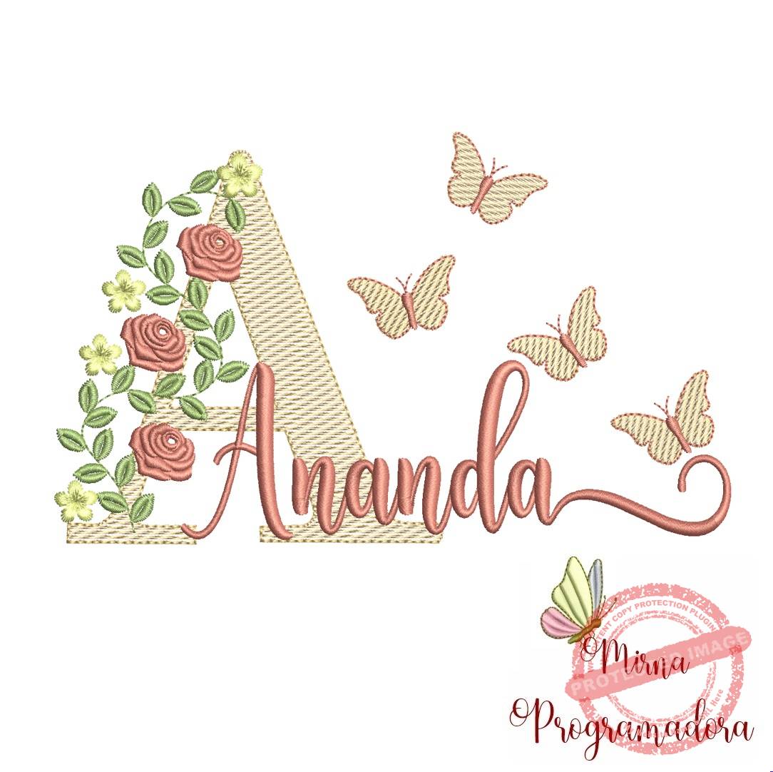 matriz de bordado - ananda MATRIZ DE BORDADO ANANDA - Imagem 1