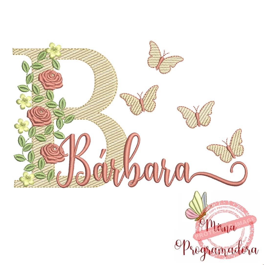 matriz de bordado - barbara Matriz de bordado Bárbara - Imagem 1