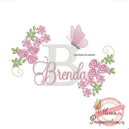 Matriz de bordado Brenda