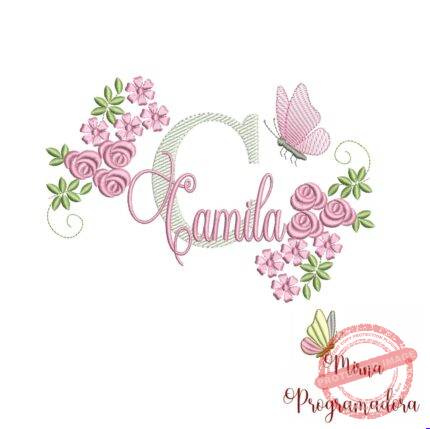 Matriz de bordado Camila