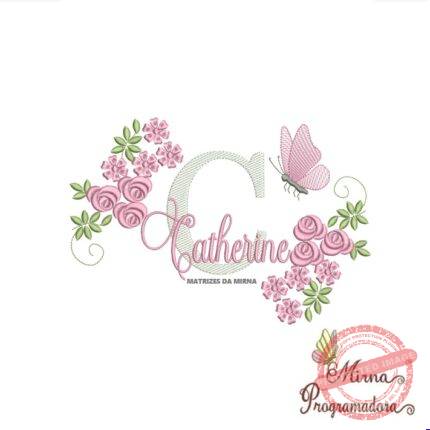 Matriz de bordado Catherine