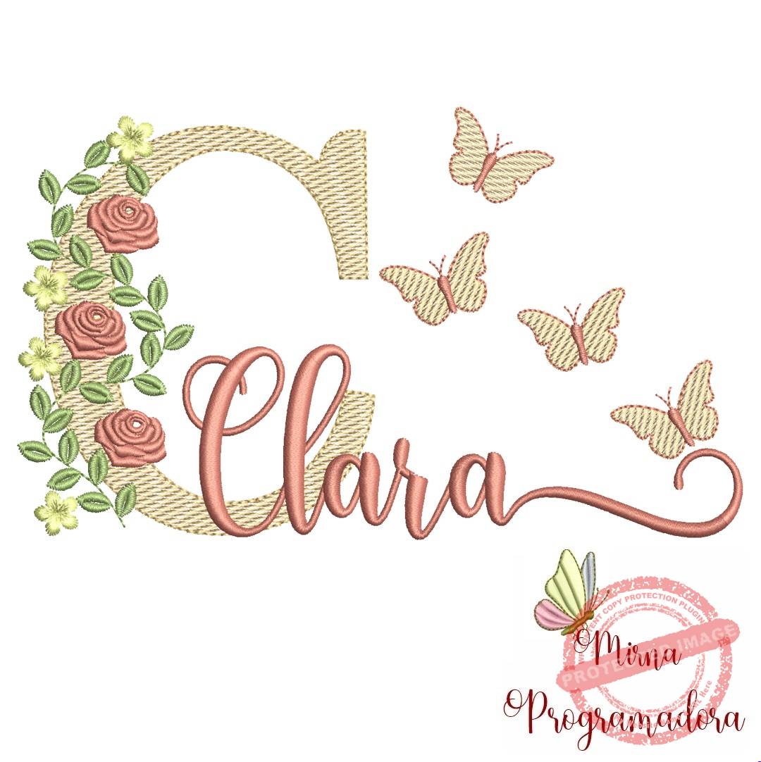 matriz de bordado - clara Matriz de bordado Clara - Imagem 1