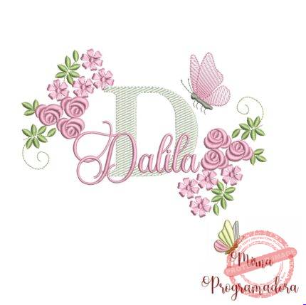 Matriz de bordado Dalila
