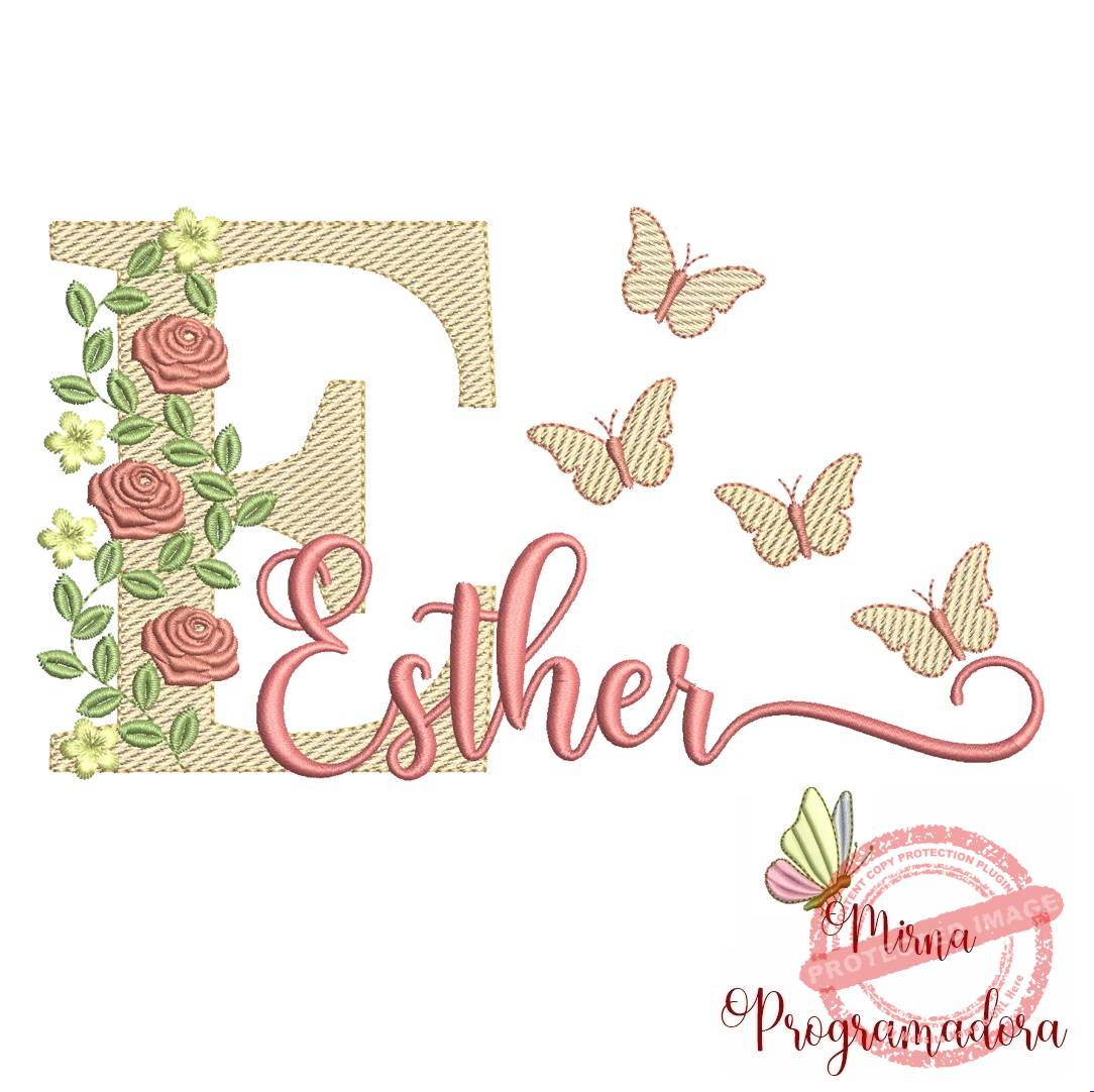 matriz de bordado - esther Matriz de bordado Esther - Imagem 1