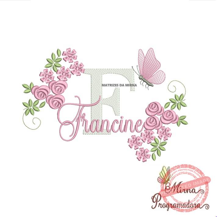 matriz de bordado francine Matriz de bordado Francine - Imagem 1