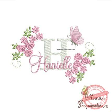 Matriz de bordado Hanielle