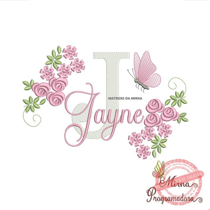 matriz de bordado jayne Matriz de bordado Jayne - Imagem 1