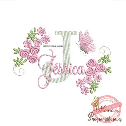 Matriz de bordado Jessica