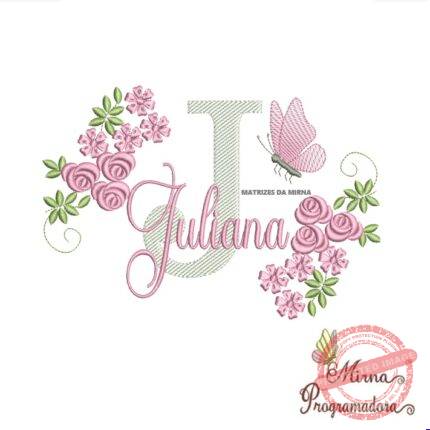 Matriz de bordado Juliana