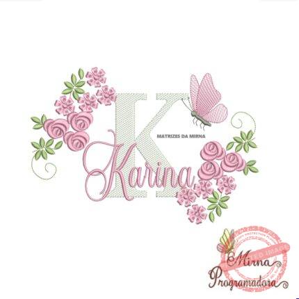 Matriz de bordado  Karina