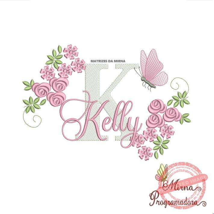 matriz de bordado kelly Matriz de bordado Kelly - Imagem 1