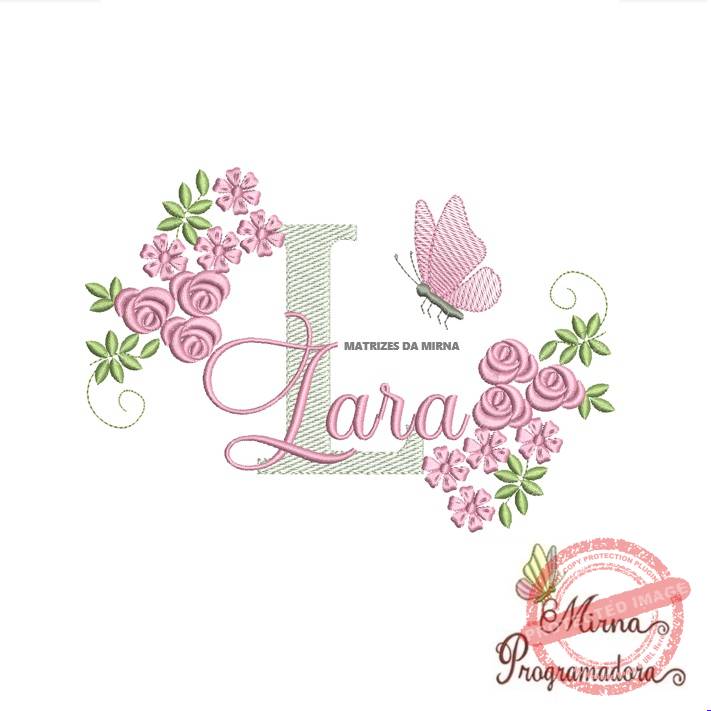 matriz de bordado lara Matriz de bordado Lara - Imagem 1