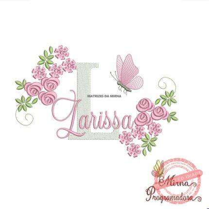 Matriz de bordado Larissa