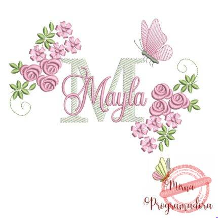 Matriz de bordado Mayla