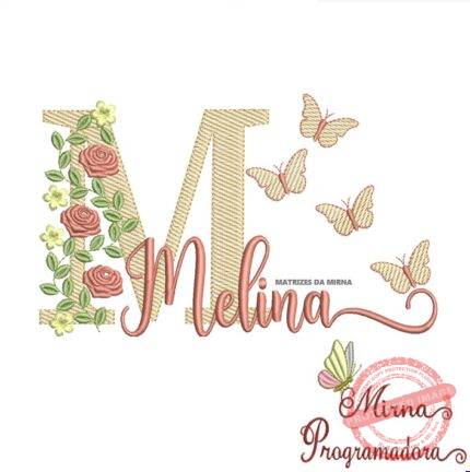 Matriz de bordado Melina