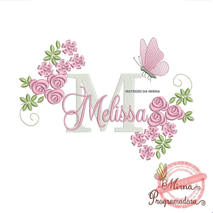 matriz de bordado melissa Matriz de bordado Melissa - Imagem 1