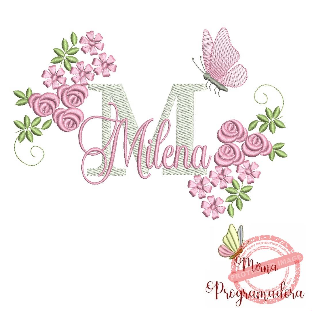 matriz de bordado milena Matriz de bordado Milena - Imagem 1