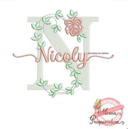 Matriz de Bordado Nicoly
