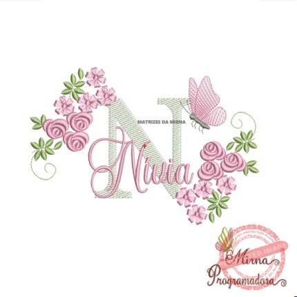 Matriz de bordado Nivia