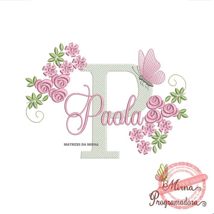 matriz de bordado paola Matriz de bordado Paola - Imagem 1