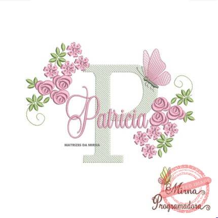 Matriz de bordado Patrícia