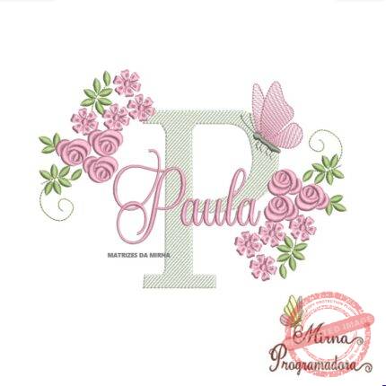 Matriz de bordado Paula