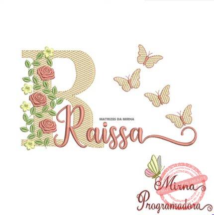 Matriz de bordado Raissa