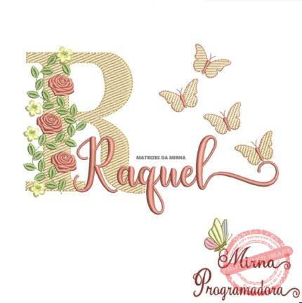 Matriz de bordado Raquel