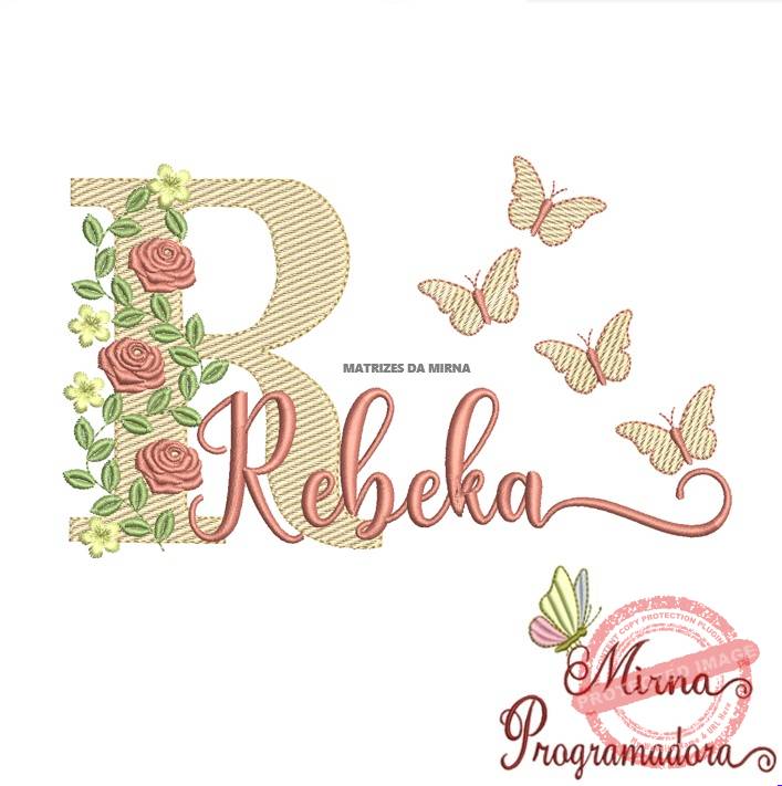 matriz de bordado rebeka Matriz de bordado Rebeka - Imagem 1