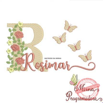 Matriz de bordado Rosimar