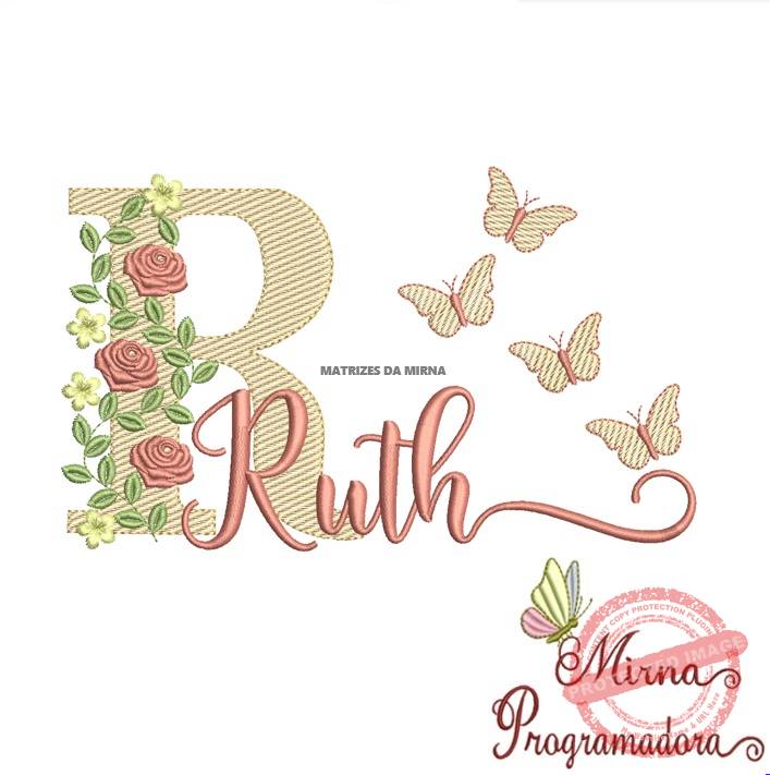 matriz de bordado ruth Matriz de bordado Ruth - Imagem 1