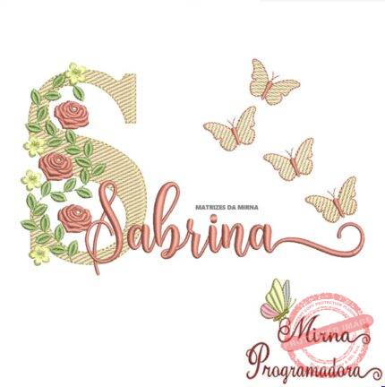 Matriz de bordado Sabrina