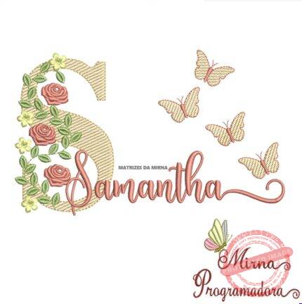 Matriz de bordado Samantha