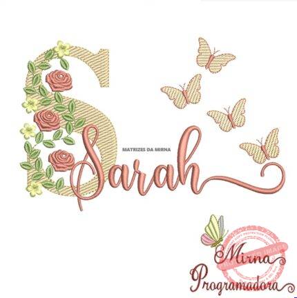 Matriz de bordado Sarah