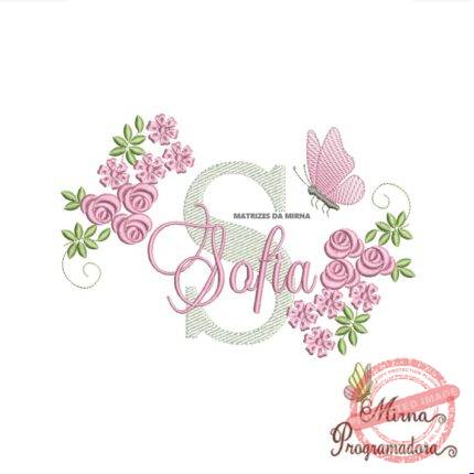 Matriz de bordado Sofia
