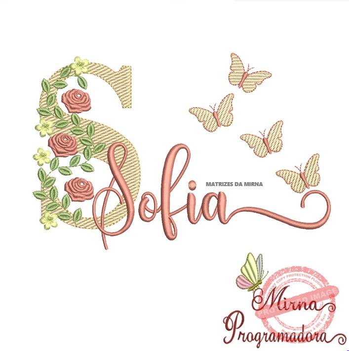 matriz de bordado sofia Matriz de bordado Sofia - Imagem 1