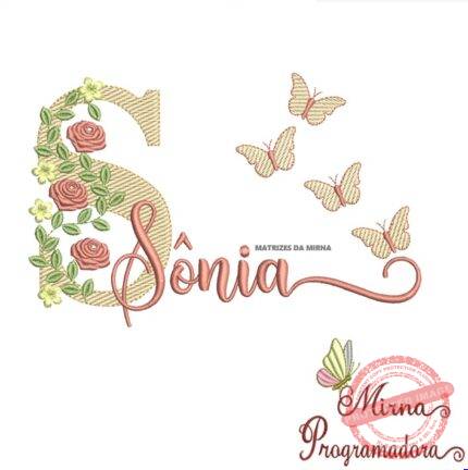 Matriz de bordado Sônia