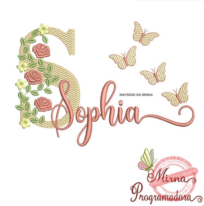 matriz de bordado sophia Matriz de bordado Sophia - Imagem 1