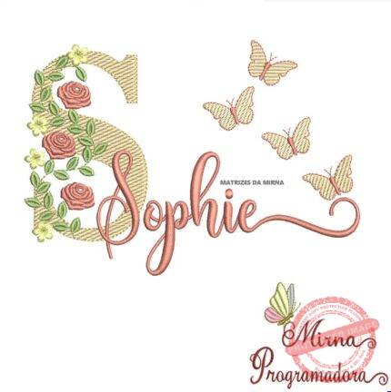 Matriz de bordado Sophie