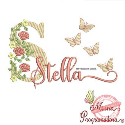 Matriz de bordado Stella