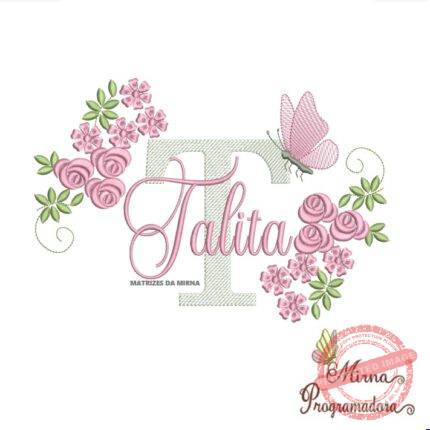 Matriz de bordado Talita