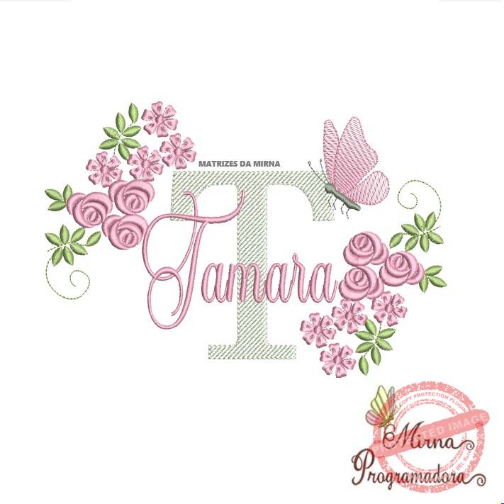 matriz de bordado tamara Matriz de bordado Tamara - Imagem 1