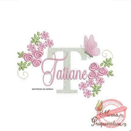 Matriz de bordado Tatiane